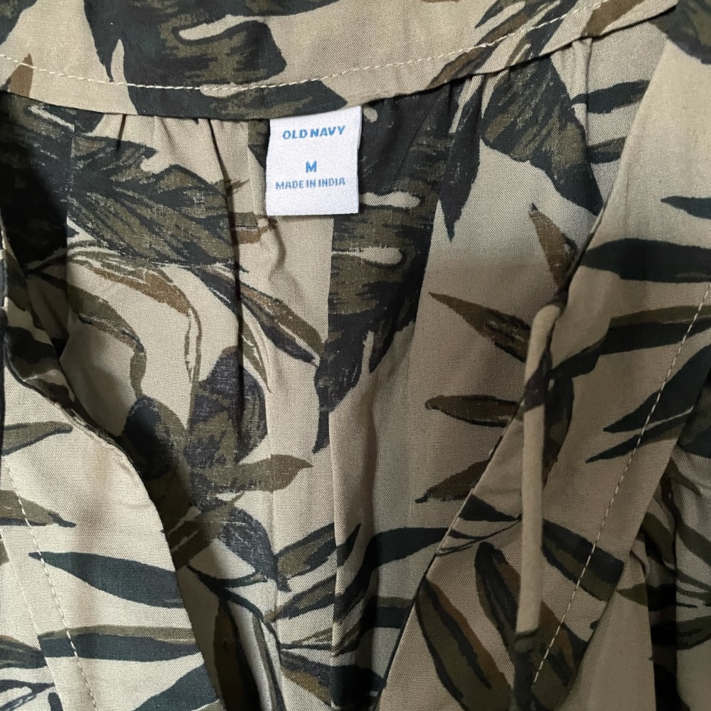 NWT Tropical Palm Resort Wear Cover Up - Old Navy, sz M - Picture 4 of 5